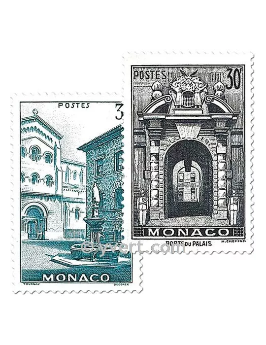 n° 369/370 - Timbre Monaco Poste