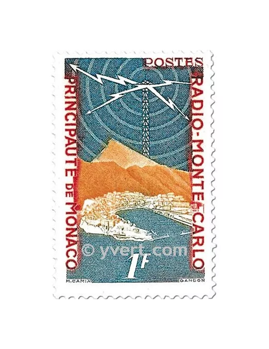 n° 376/378 - Timbre Monaco Poste