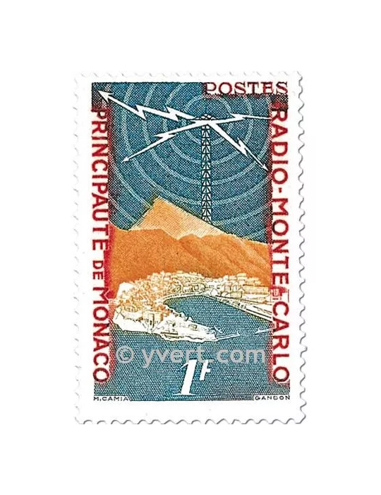 n° 376/378 - Timbre Monaco Poste