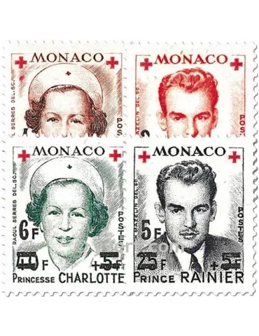 n° 379A/382A - Timbre Monaco Poste 2