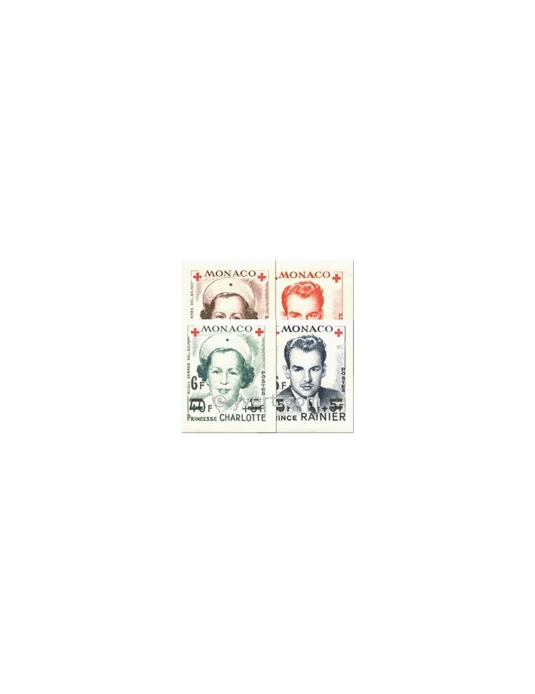n° 379B/382B - Timbre Monaco Poste