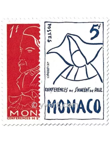 n° 399/401 - Timbre Monaco Poste 2