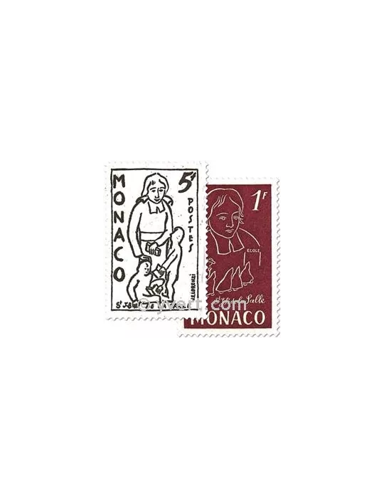 n° 402/404 - Timbre Monaco Poste
