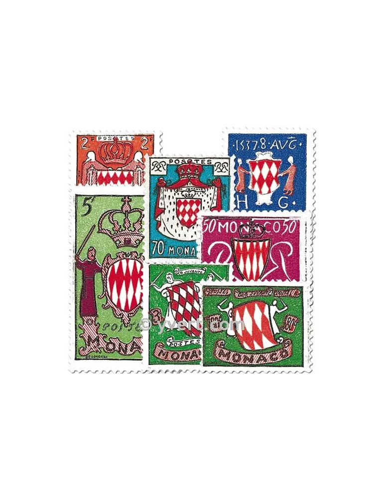 n° 405/411 - Timbre Monaco Poste