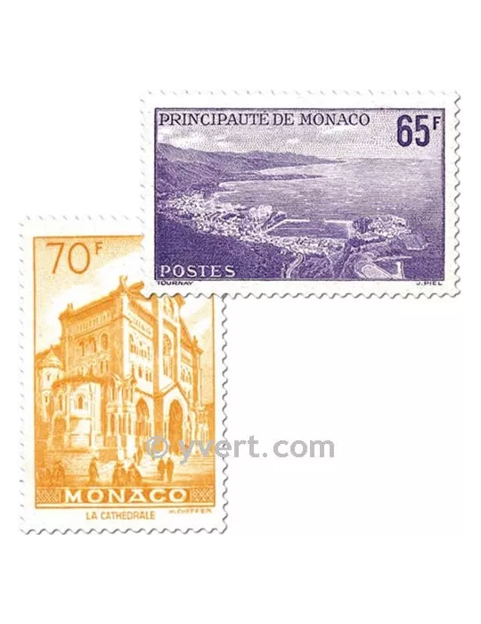 n° 487/488 - Timbre Monaco Poste