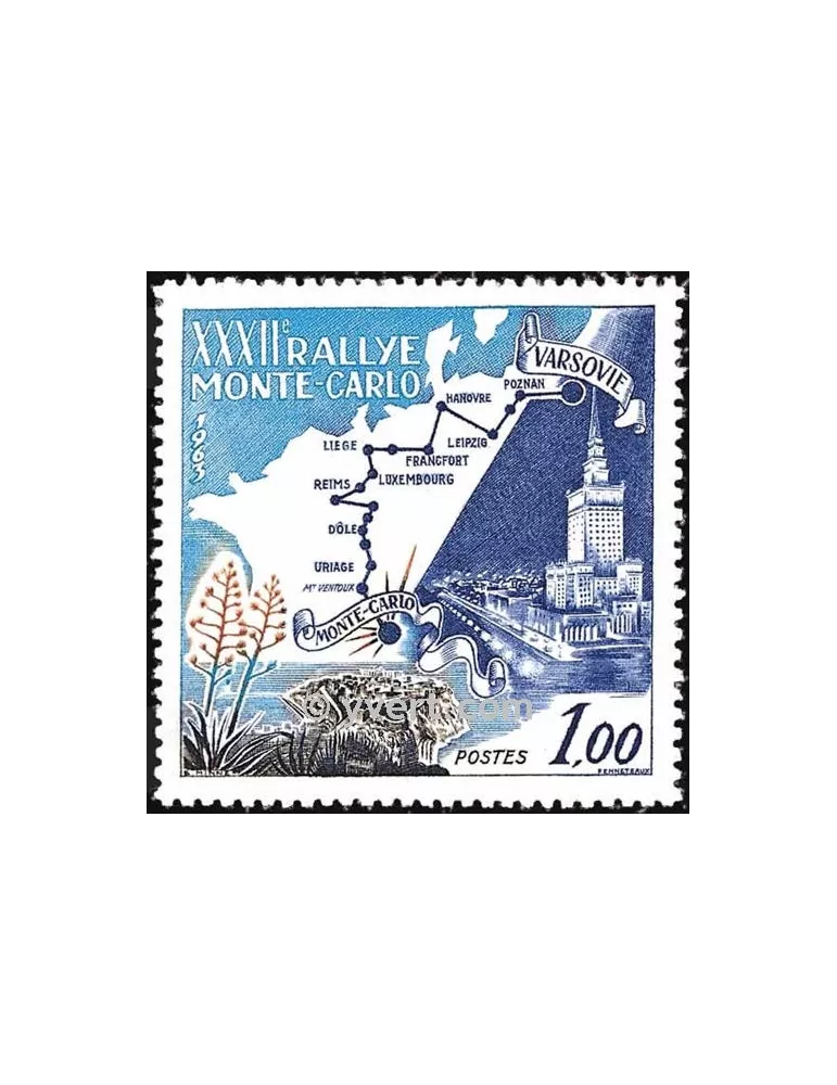n° 614 - Timbre Monaco Poste