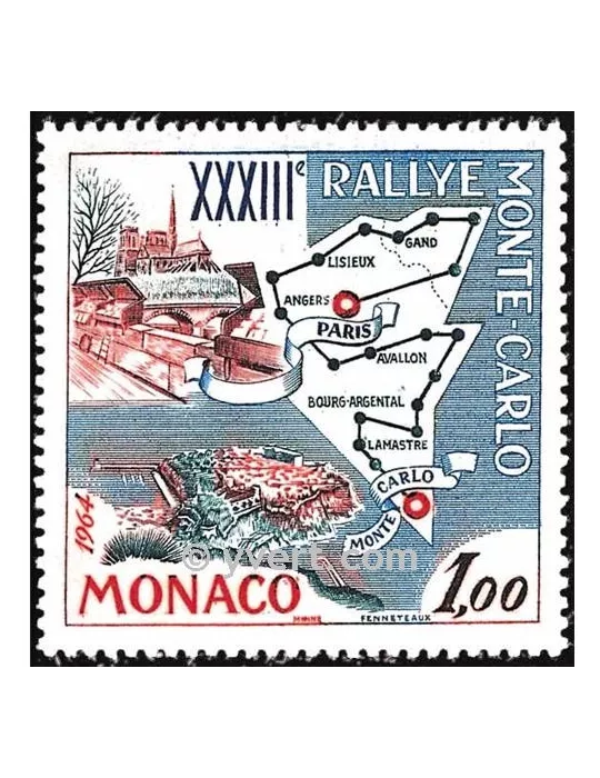 n° 616 - Timbre Monaco Poste
