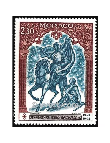 n° 742 - Timbre Monaco Poste 2