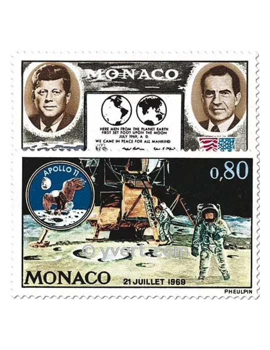 n° 829/830 - Timbre Monaco Poste