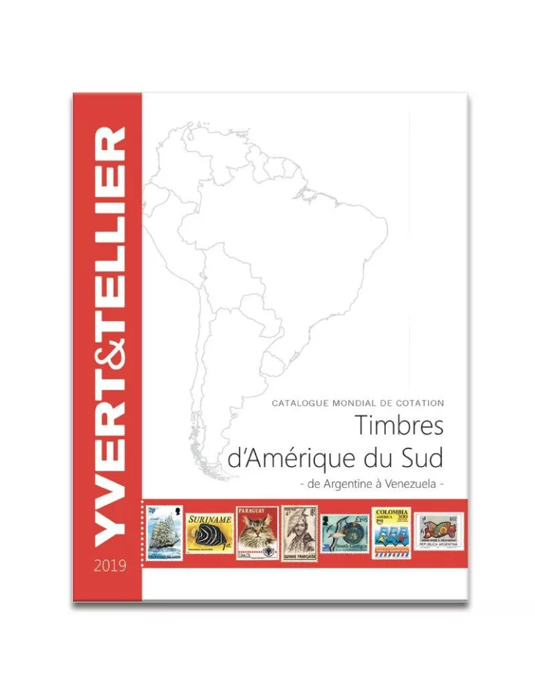 AMERIQUE DU SUD - 2019 (Catalogue des timbres des pays d´Amérique du Sud)