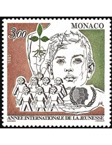 n° 1478 - Timbre Monaco Poste 2