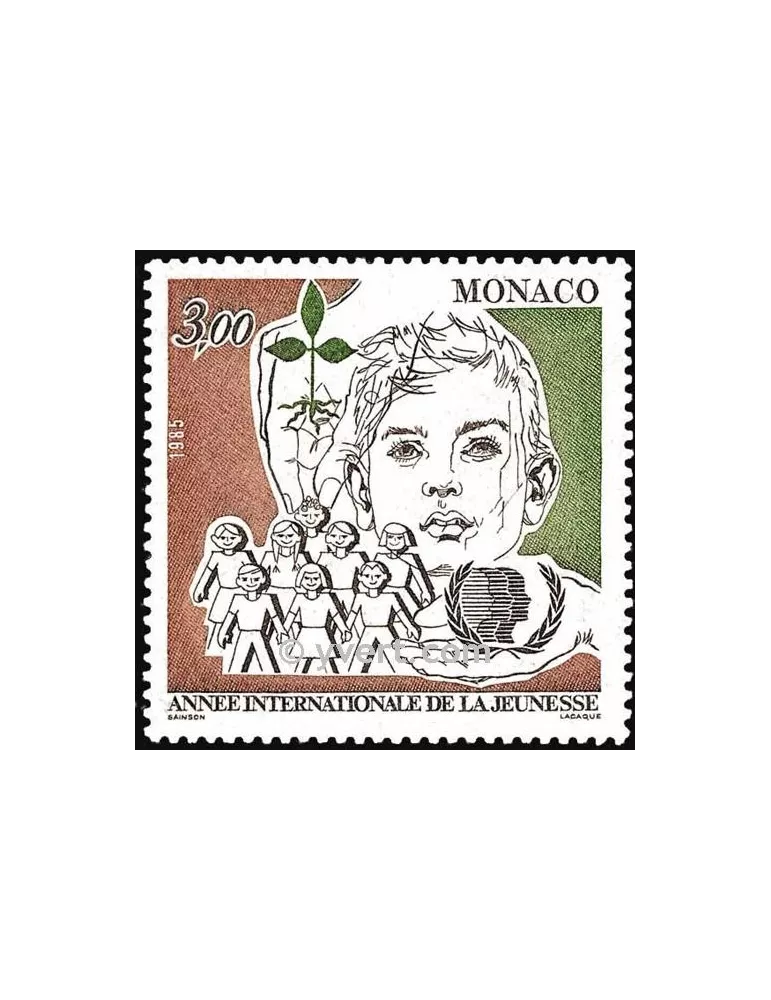 n° 1478 - Timbre Monaco Poste