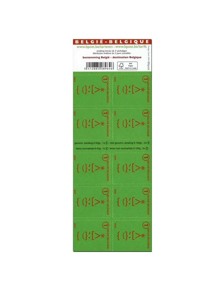 n° C5188 - Timbre BELGIQUE Carnets