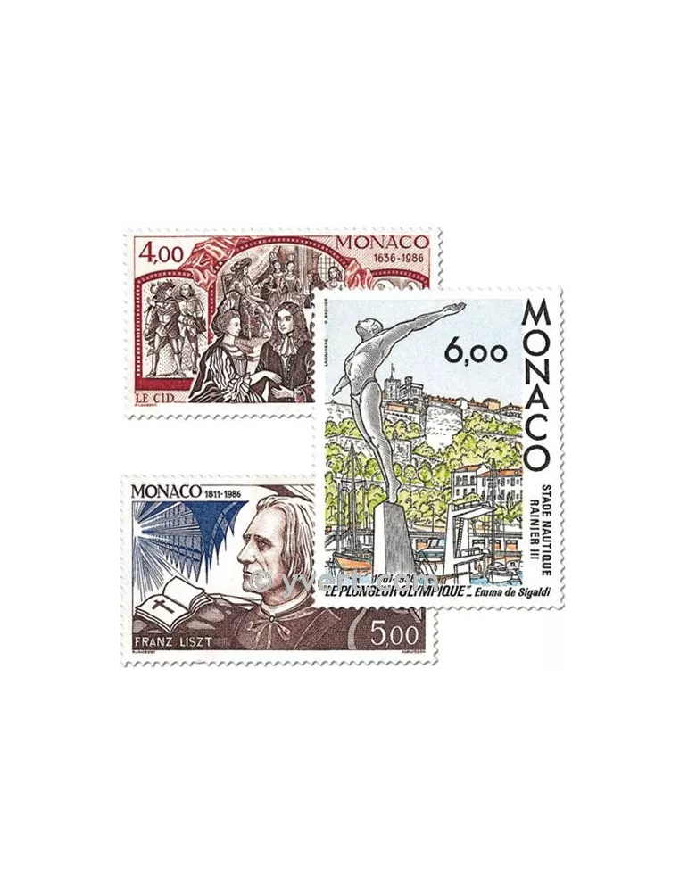 n° 1547/1549 - Timbre Monaco Poste