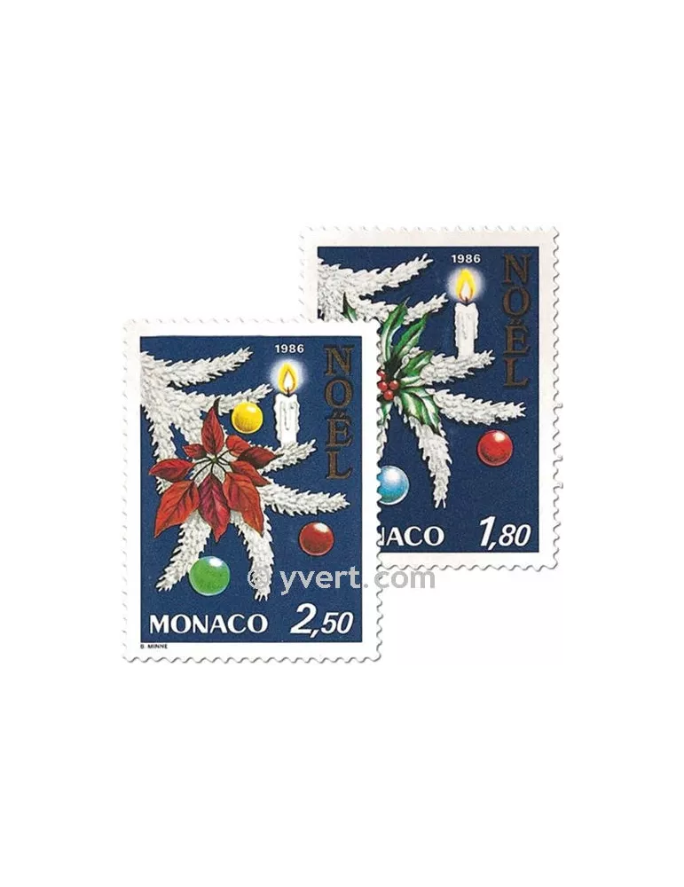 n° 1554/1555 - Timbre Monaco Poste