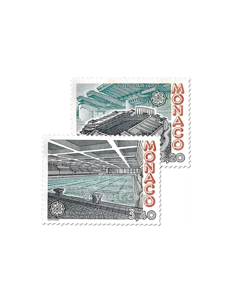 n° 1565/1566 - Timbre Monaco Poste