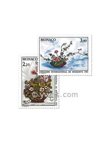 n° 1597/1598 - Timbre Monaco Poste