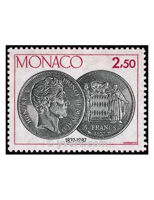 n° 1600 - Timbre Monaco Poste