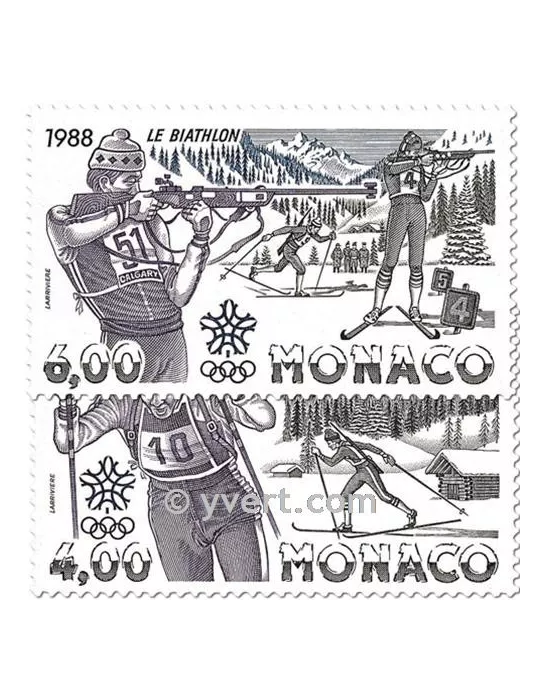 n° 1621/1622 (BF 40) - Timbre Monaco Poste