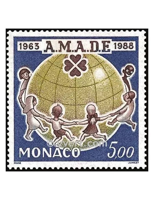 n° 1625 - Timbre Monaco Poste