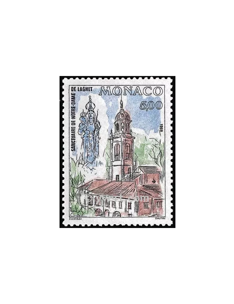n° 1635 - Timbre Monaco Poste