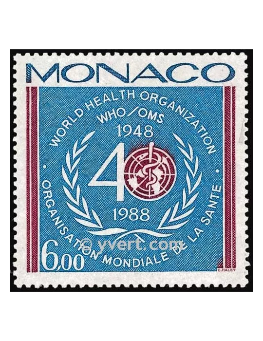 n° 1636 - Timbre Monaco Poste