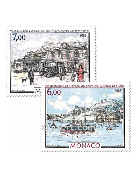 n° 1643/1644 - Timbre Monaco Poste