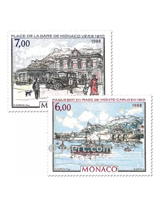 n° 1643/1644 - Timbre Monaco Poste