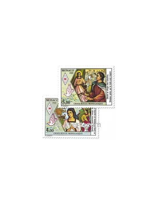 n° 1649/1650 - Timbre Monaco Poste