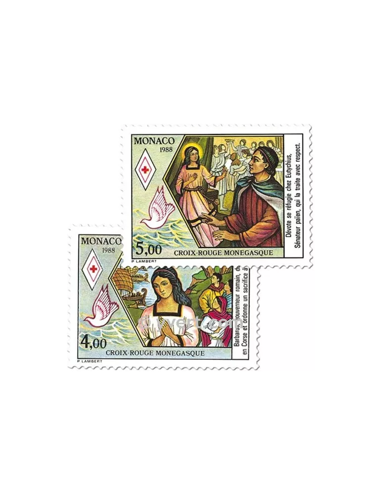 n° 1649/1650 - Timbre Monaco Poste