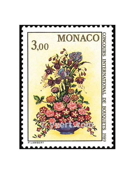 n° 1660 - Timbre Monaco Poste