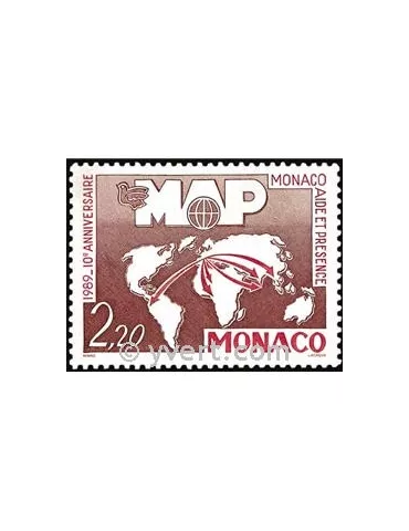 n° 1704 - Timbre Monaco Poste