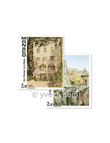 n° 1708/1709 - Timbre Monaco Poste