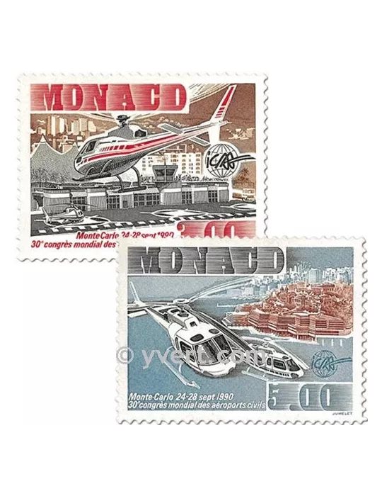 n° 1736/1737 - Timbre Monaco Poste