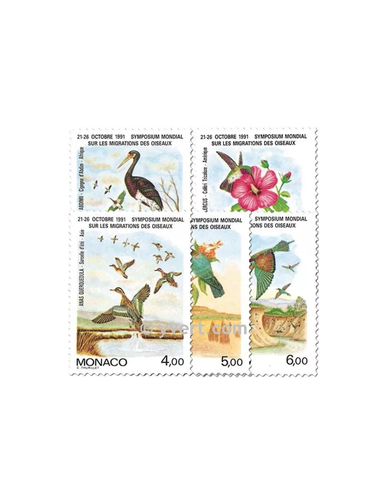 n° 1754/1758 - Timbre Monaco Poste