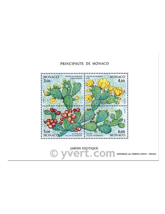 n° 1817/1820 (BF 55) - Timbre Monaco Poste