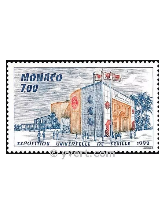 n° 1828 - Timbre Monaco Poste