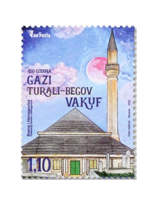 n° 883 - Timbre BOSNIE-HERZEGOVINE Poste