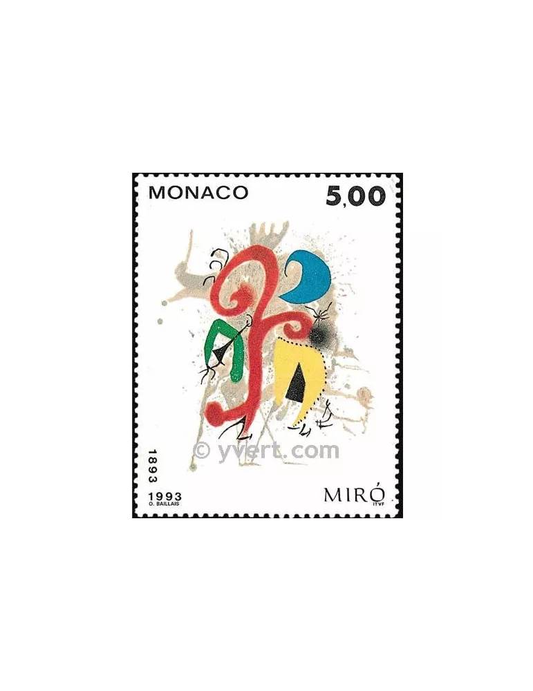n° 1909 - Timbre Monaco Poste