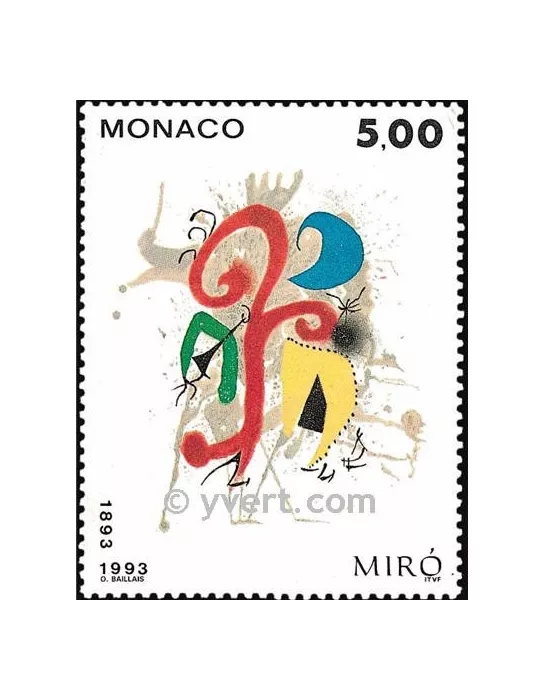 n° 1909 - Timbre Monaco Poste