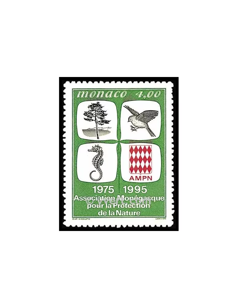 n° 1995 - Timbre Monaco Poste