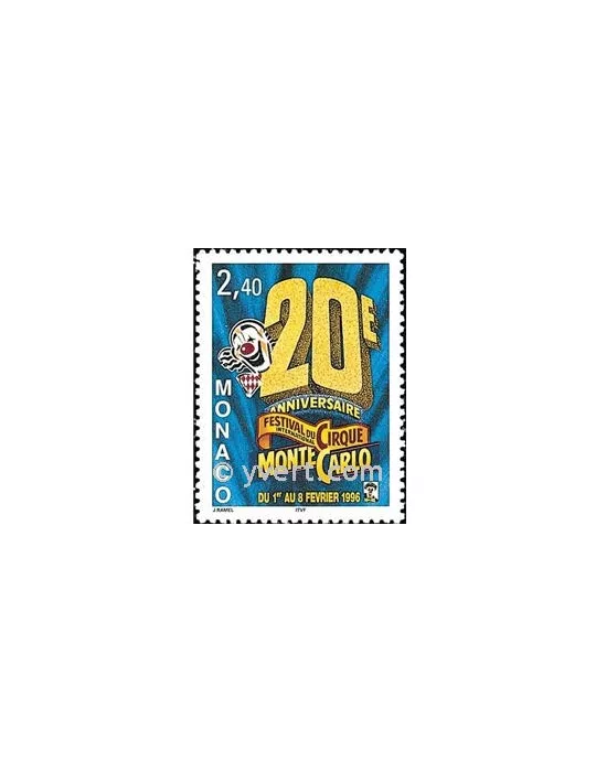 n° 2026 - Timbre Monaco Poste