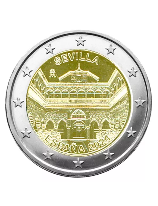 2 EURO COMMEMORATIVE 2024 : ESPAGNE (Centre historique de Séville)