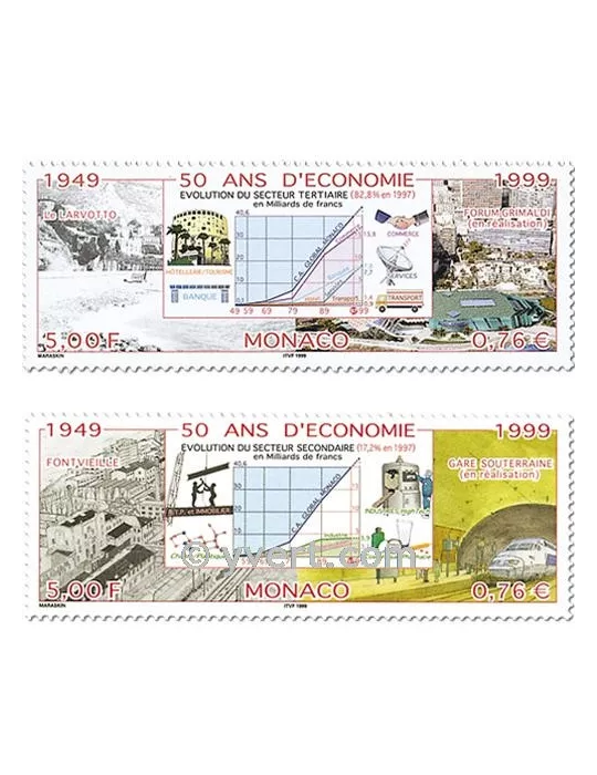 n° 2205/2206 - Timbre Monaco Poste