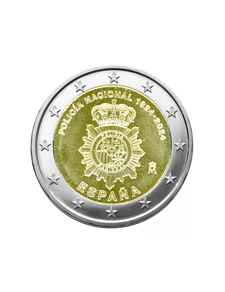 2 EURO COMMEMORATIVE 2024 : ESPAGNE (200 ans de la Police Nationale)