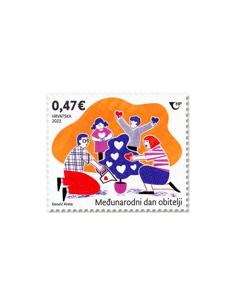 n° 1489 - Timbre CROATIE Poste