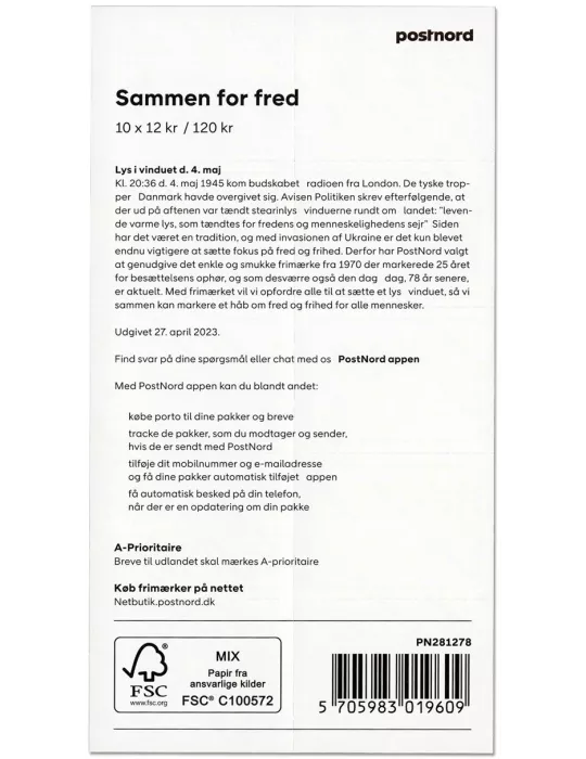 n° C2062 - Timbre DANEMARK Carnets