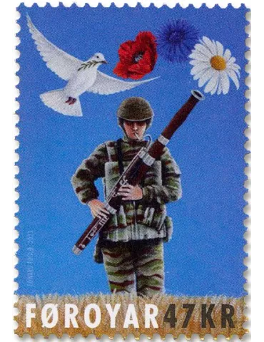 n° 1063 - Timbre ILE FEROE Poste