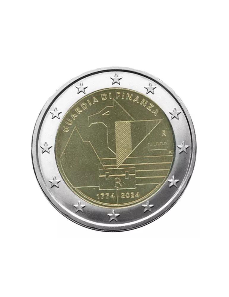 2 EURO COMMEMORATIVE 2024 : ITALIE (250 ans du Garde des Finances)