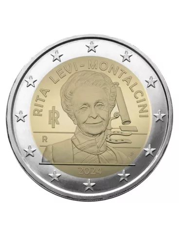 2 EURO COMMEMORATIVE 2024 : ITALIE (Rita Levi Montalcini)